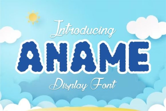 Aname Font Review: A Playful Display Typeface for Editorial Design