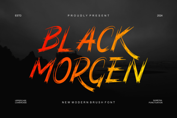 Black Morgen: A Display Font for Bold Web Design and Branding