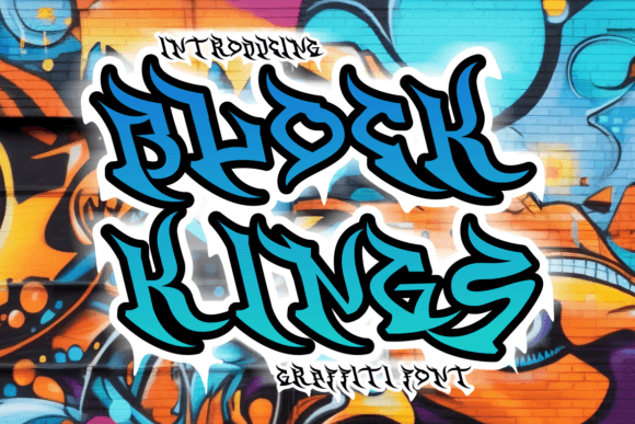 Block Kings: A Graffiti Font That Transforms Small Business Branding