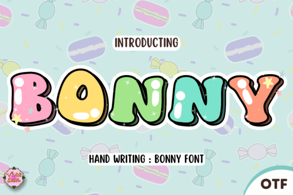Bonny: A Cheerful Display Font for Playful Brand Campaigns