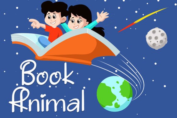 Book Animal Font for Elegant Web and Digital Design