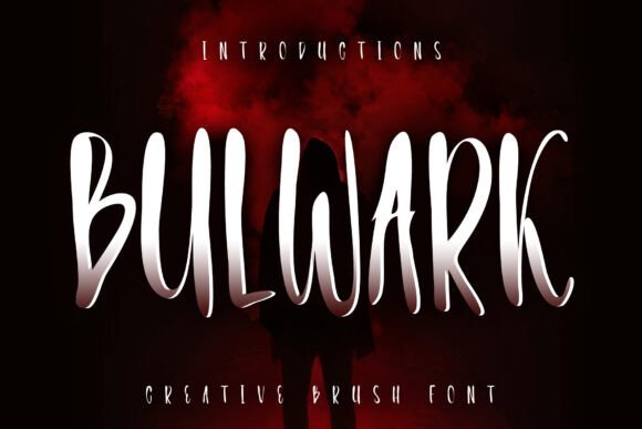 Bulwark Display Font for Handmade Products and Cheerful Designs