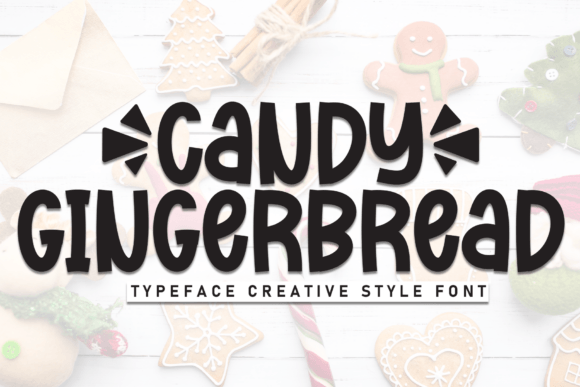 Candy Gingerbread: A Handwritten Display Font for Brand Projects