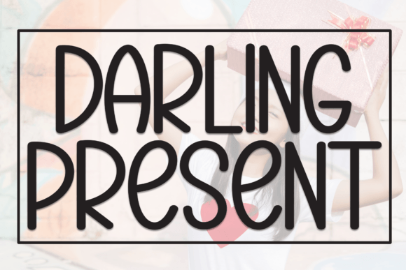 Darling Present: A Handwritten Font for Marketing Visuals