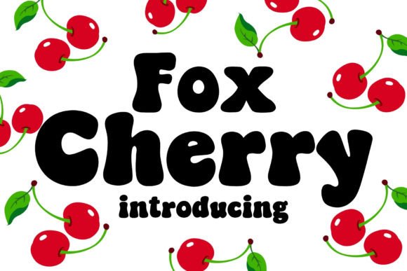 Fox Cherry: A Groovy Display Font for Editorial Design