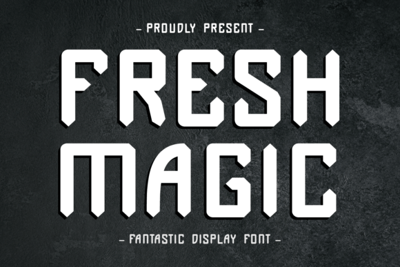 Fresh Magic Display Font for Editorial Design and Whimsical Headlines