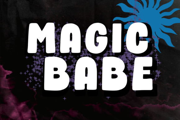 Magic Babe Font for Whimsical Handmade Products and Branding