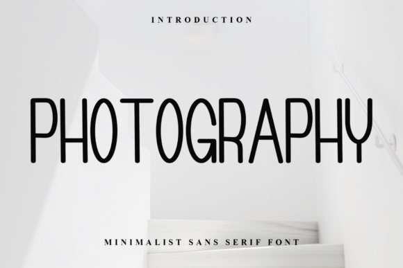 Photography Font: Clean Minimalist Sans Serif for Modern Sites