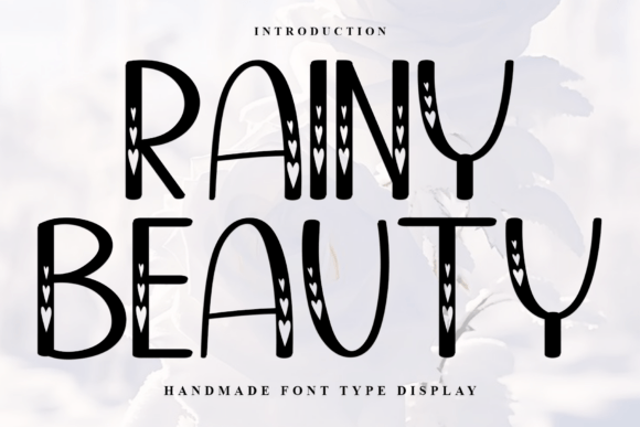 Rainy Beauty Font: A Friendly Display Typeface for Brands