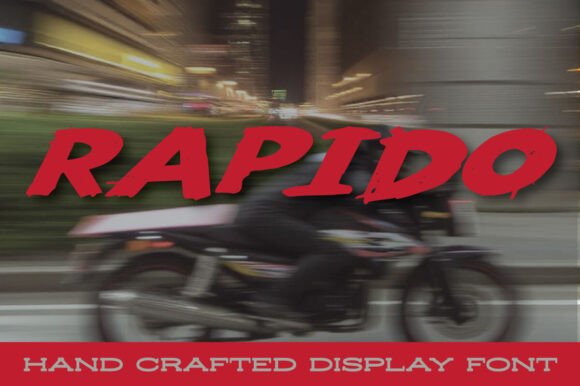 Rapido: A Dynamic Brush Font for Editorial Design
