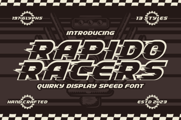 Rapido Racers Font: Speed Meets Style for Bold Branding