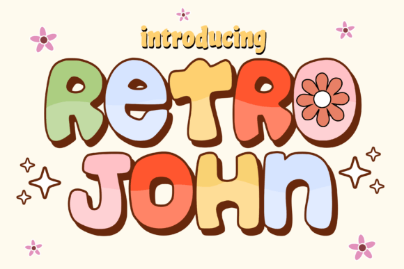 Retro John Font: A Playful Display Typeface for Small Business Branding