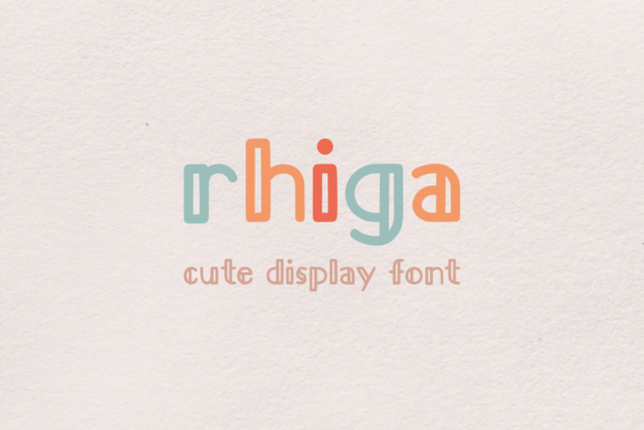 Rhiga Display Font for Campaign Graphics