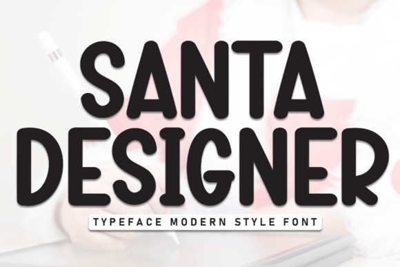 Santa Designer for Handmade Product Labels and Holiday Branding