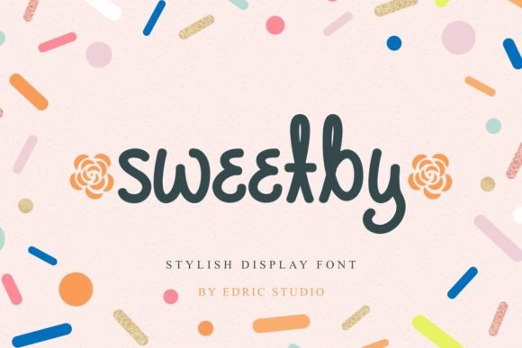 Sweetby Display Font for Editorial Design and Blog Layouts
