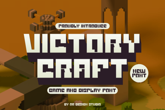 Victory Craft: A Bold Display Font for Editorial Design