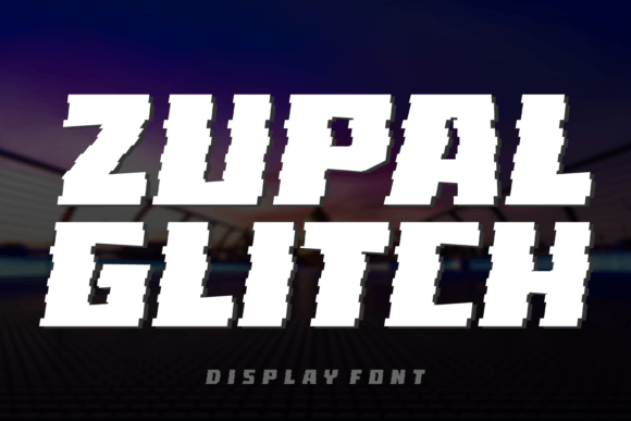 Zupal Glitch: Bold Display Font for Digital Campaigns